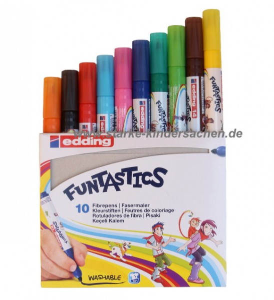 edding FUNTASTICS Filzstifte 14/10 S Filzmalstifte für Kinder