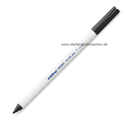 edding 4600 textile pen Textilkonturenstift schwarz